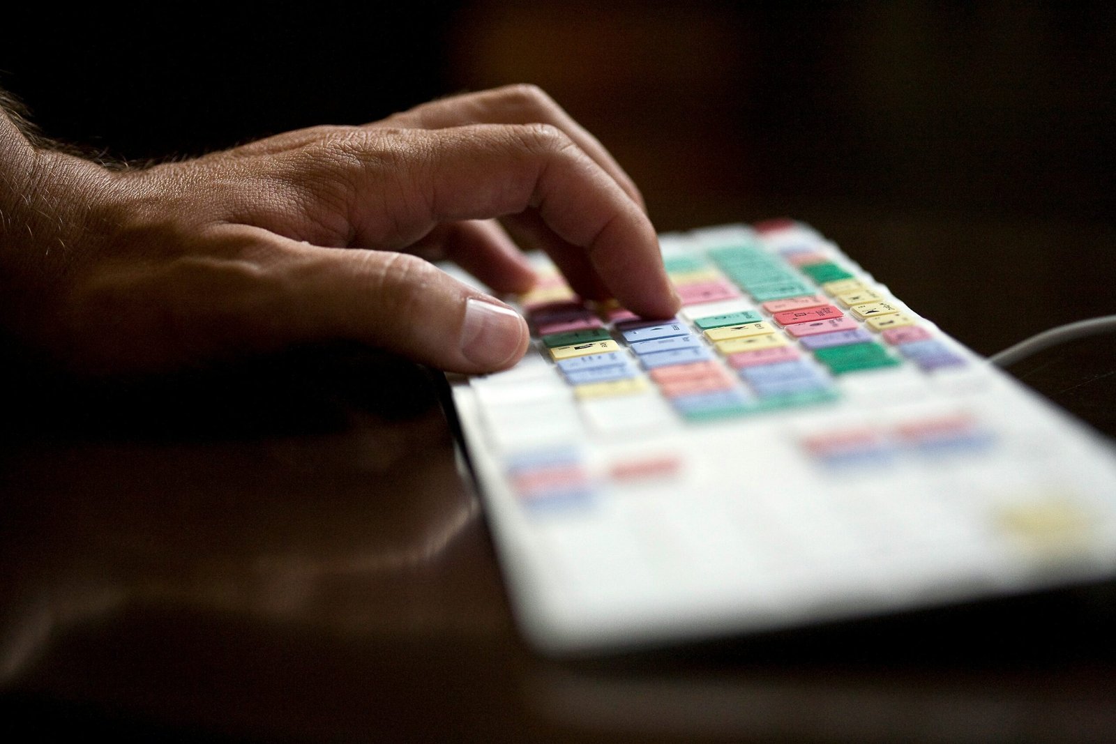 Flowchart illustrating the process of customizing controller settings