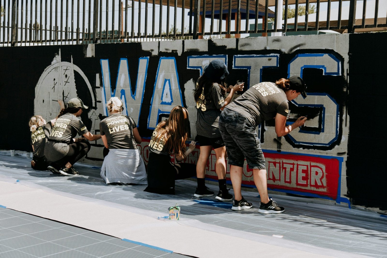 A celebration photo of the San Francisco Shock winning a championship match.